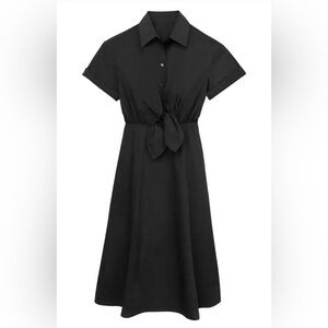 NWT Thakoon Tie Front Poplin Dress
